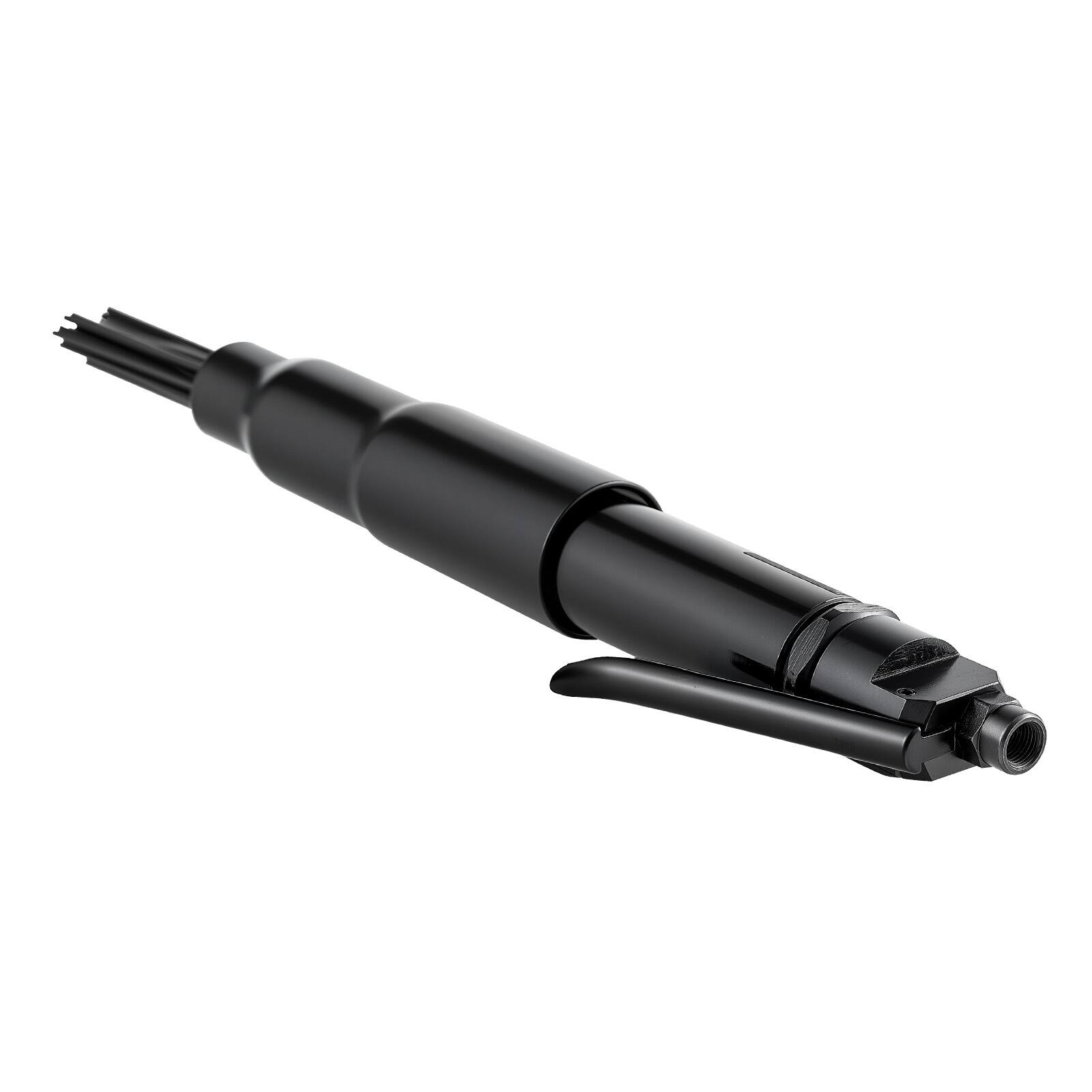 Alt View 5. VEVOR - Air Needle Scaler, 3400BPM Pneumatic Scaler for Rust Paint Removal - with 3-Speed Adjustment, 19 Hardened Needles - Black.