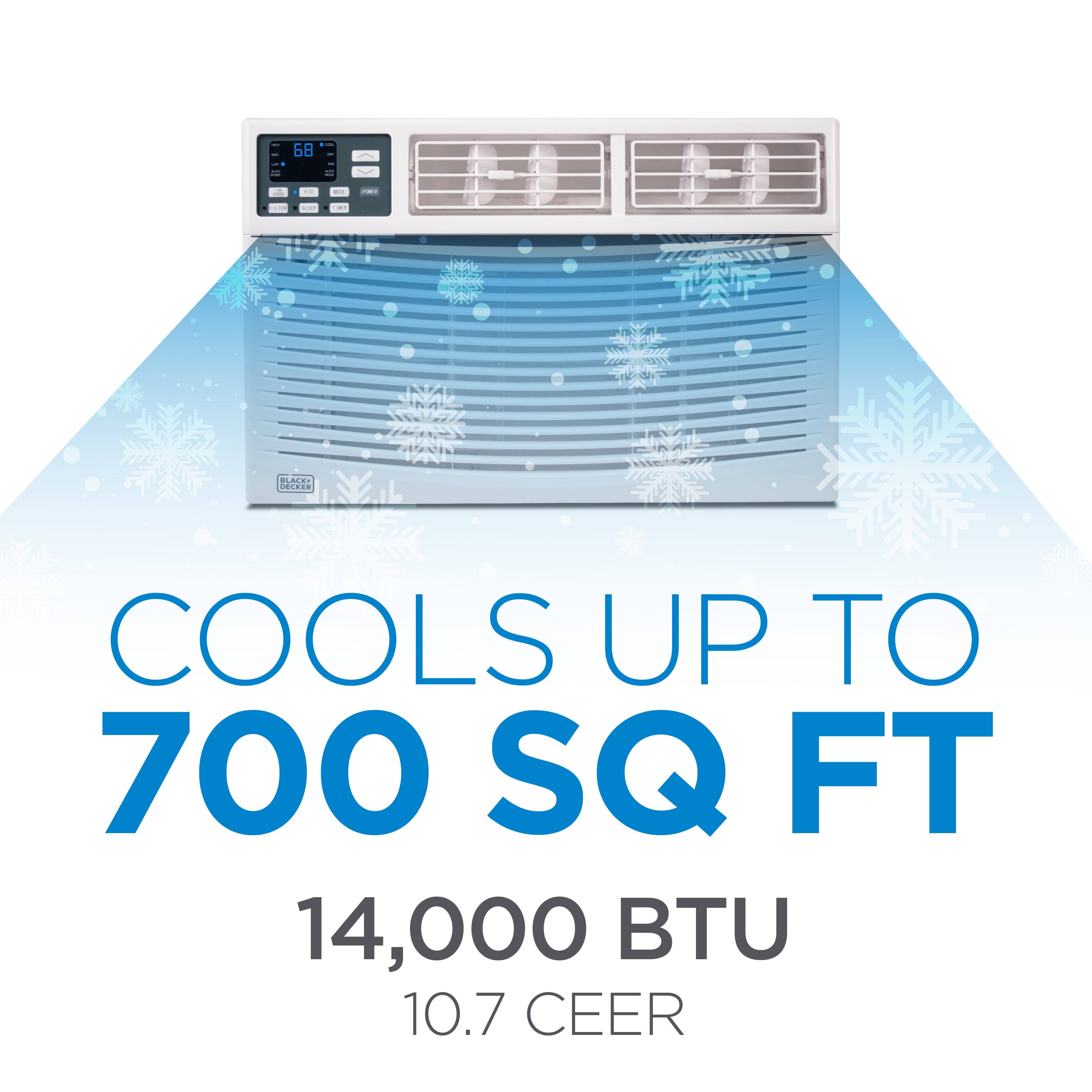 68 | I - ... d .... COOLS UP TO 700 SQ FT
14,000 BTU
10.7 CEER