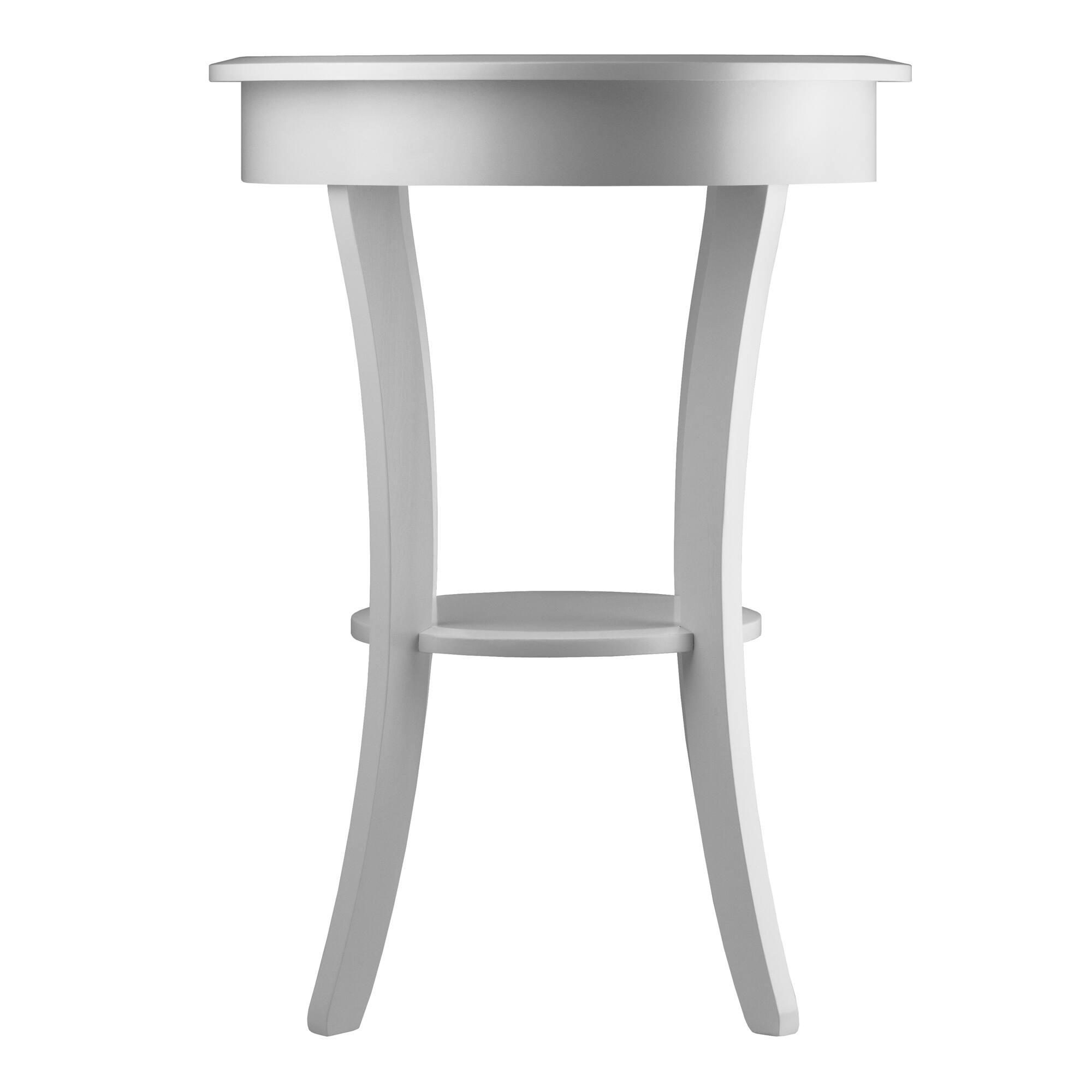 Alt View 3. Winsome Wood - Sasha Round Accent Table - White.