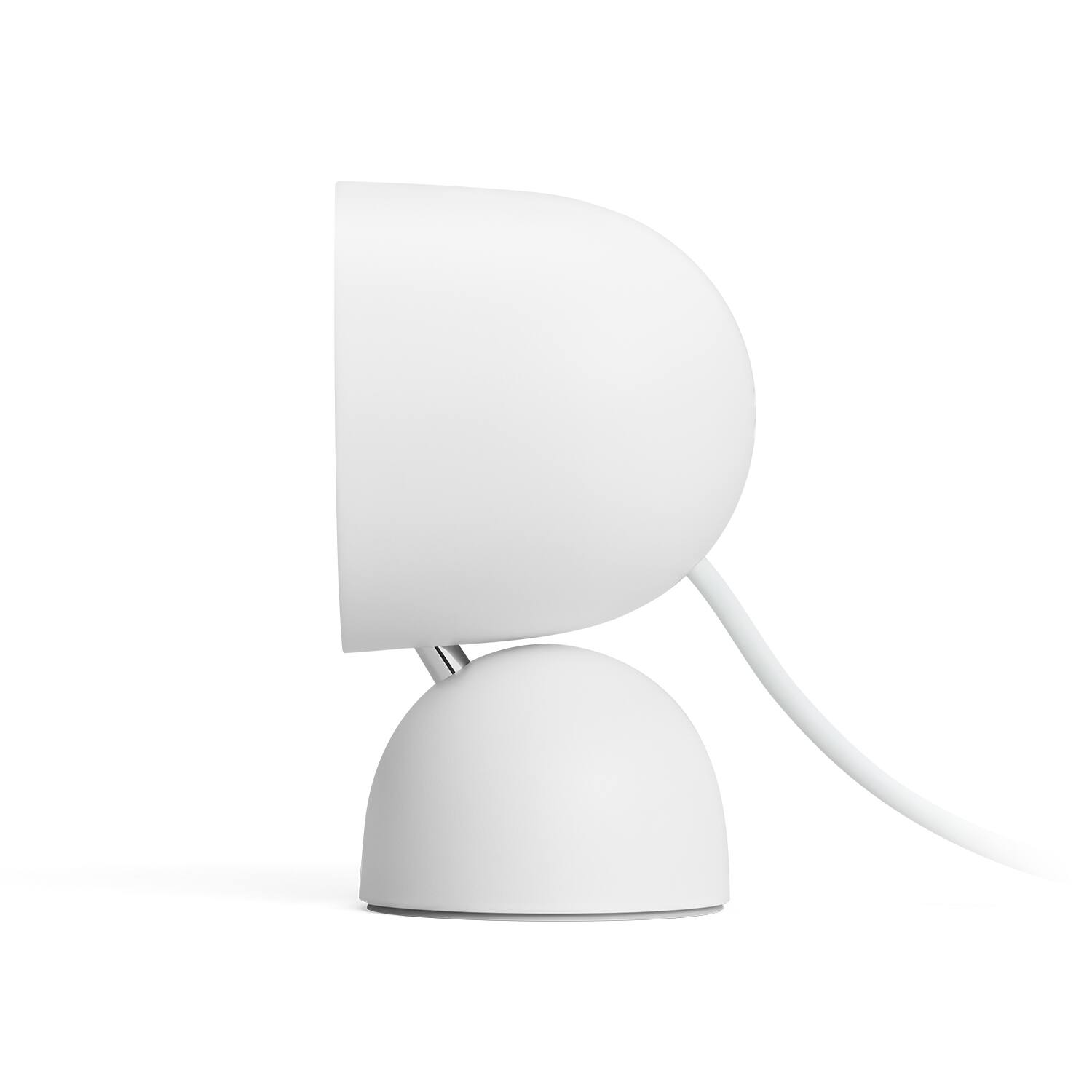 Alt View 3. Google - Nest Cam Indoor (wired, 3rd gen) - Latest Model - 2K Video and Gemini - Snow.