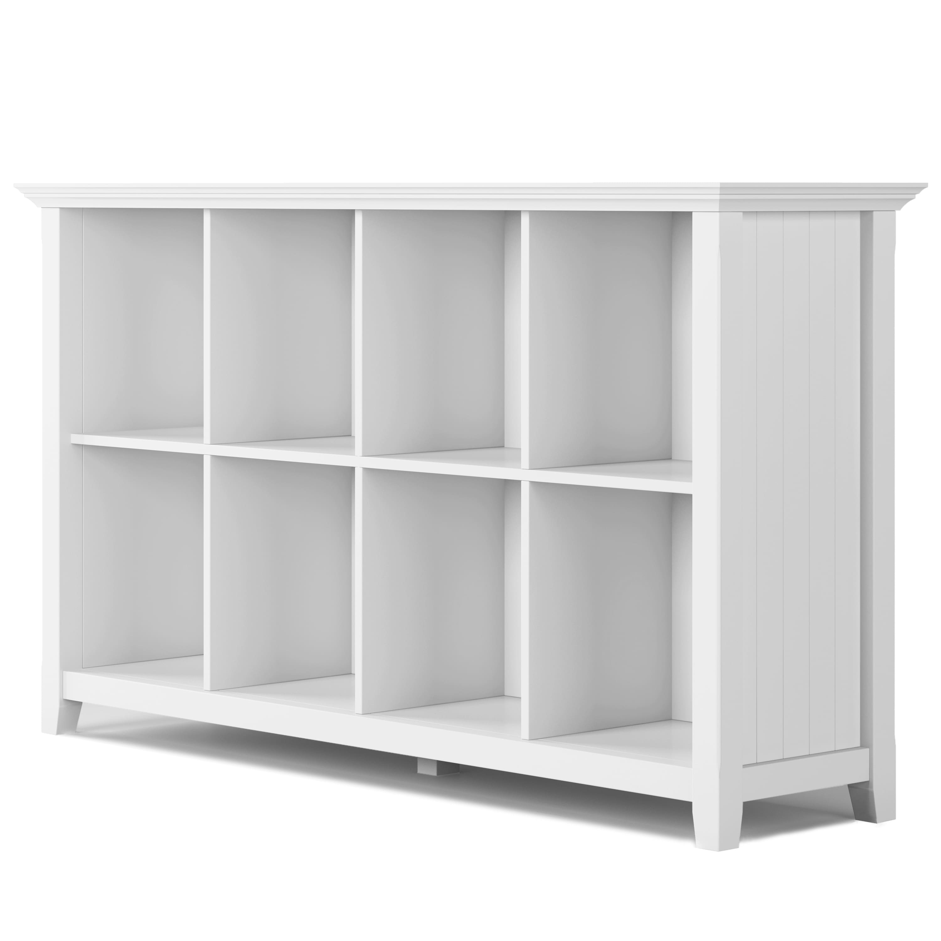 Simpli Home Acadian 8 Cube Storage Sofa Table White Axcaca20-wh - Best Buy