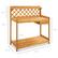 Alt View 6. Best Choice Products - Best Choice Products Outdoor Wooden Garden Potting Bench, Workstation Table w/ Cabinet Drawer, Open Shelf - Natural - Brown.