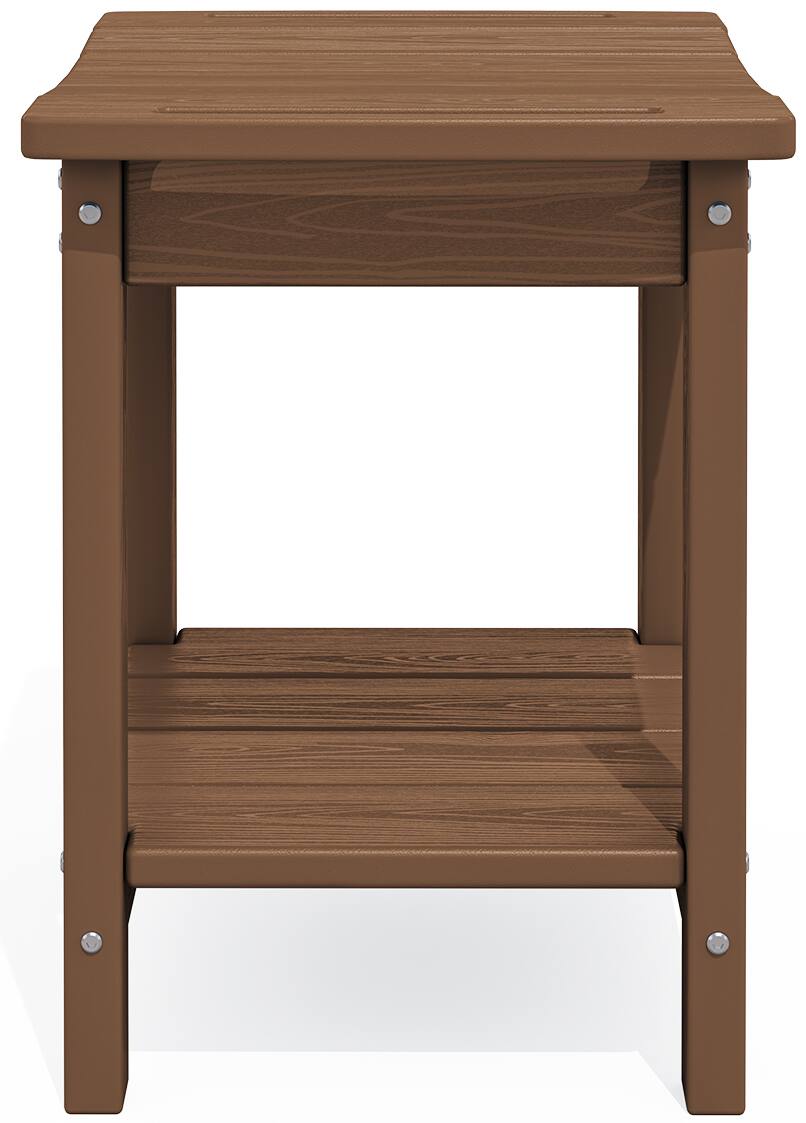 Left. SERWALL - SERWALL 18" Shower Bench, Waterproof Shower Stool for Inside Shower, 360 lbs Capacity- Brown - Brown.