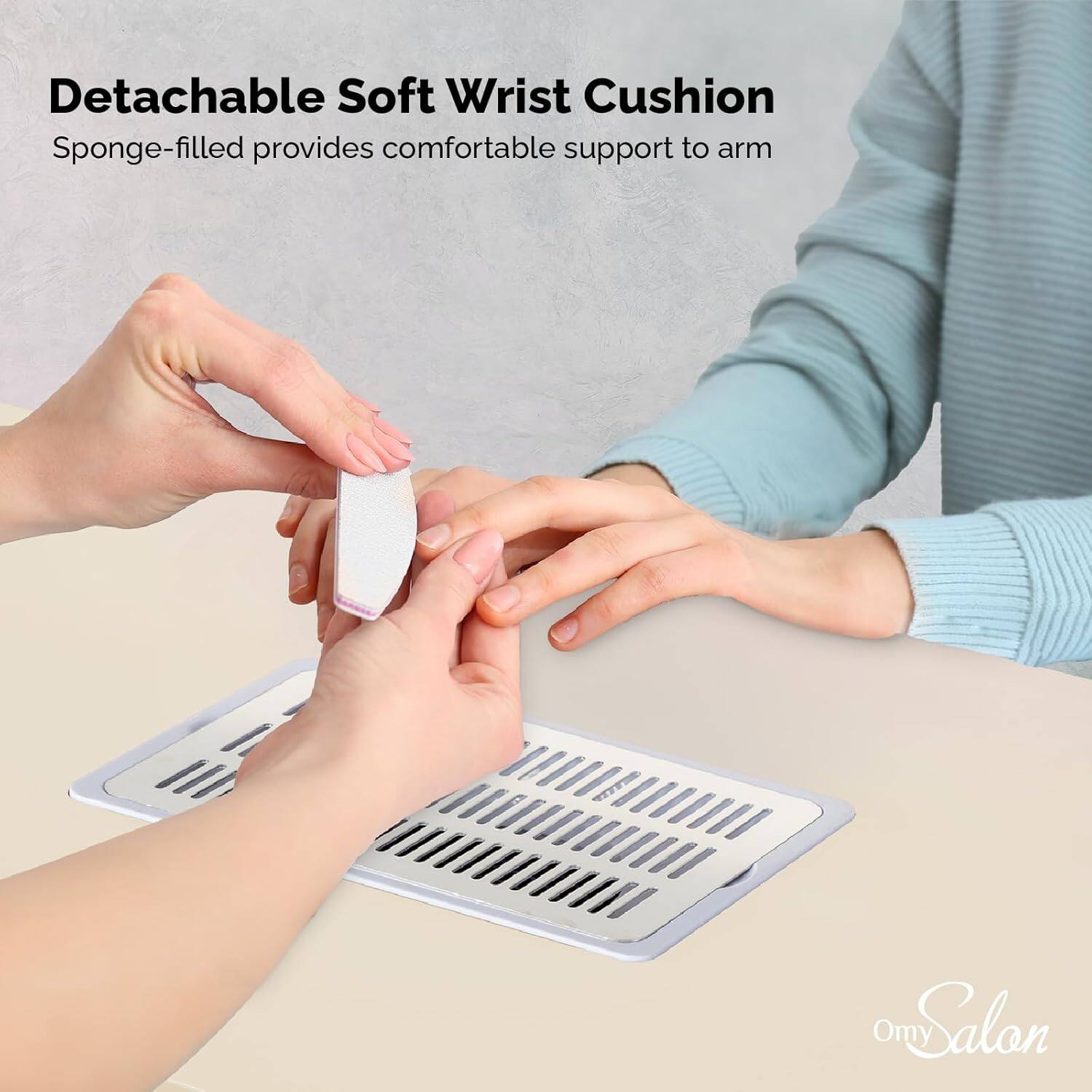 Detachable Soft Wrist Cushion  
Sponge-filled provides comfortable support to arm