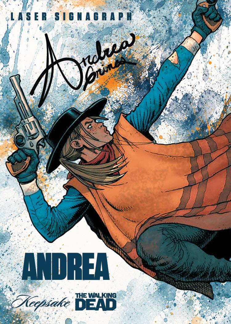 LASER SIGNAGRAPH Avery  
ANDREA THE WALKING DEAD  
Keepsake