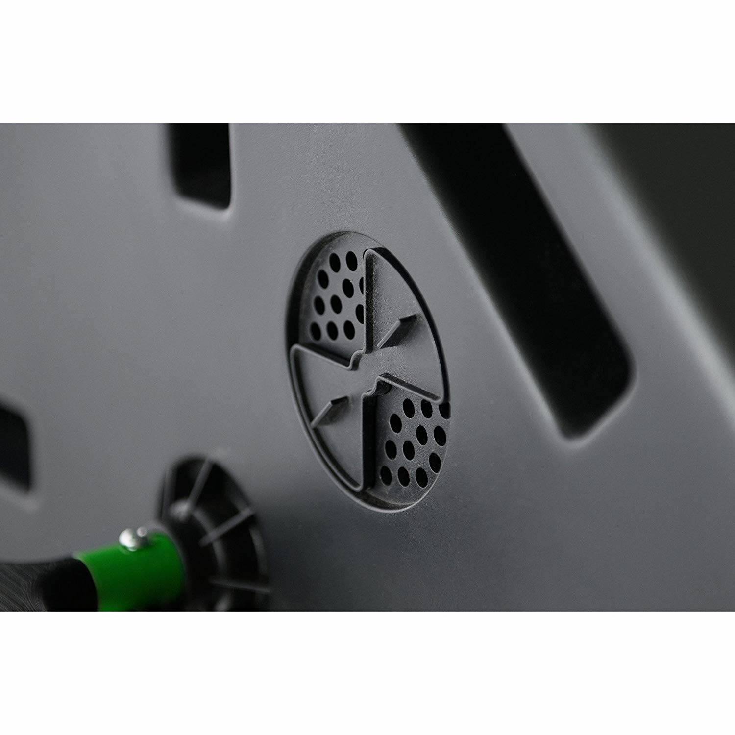 Alt View 4. FCMP Outdoor - FCMP Outdoor HOTFROG 37 Gallon Dual Chamber Tumbling Composter Bin, Green.