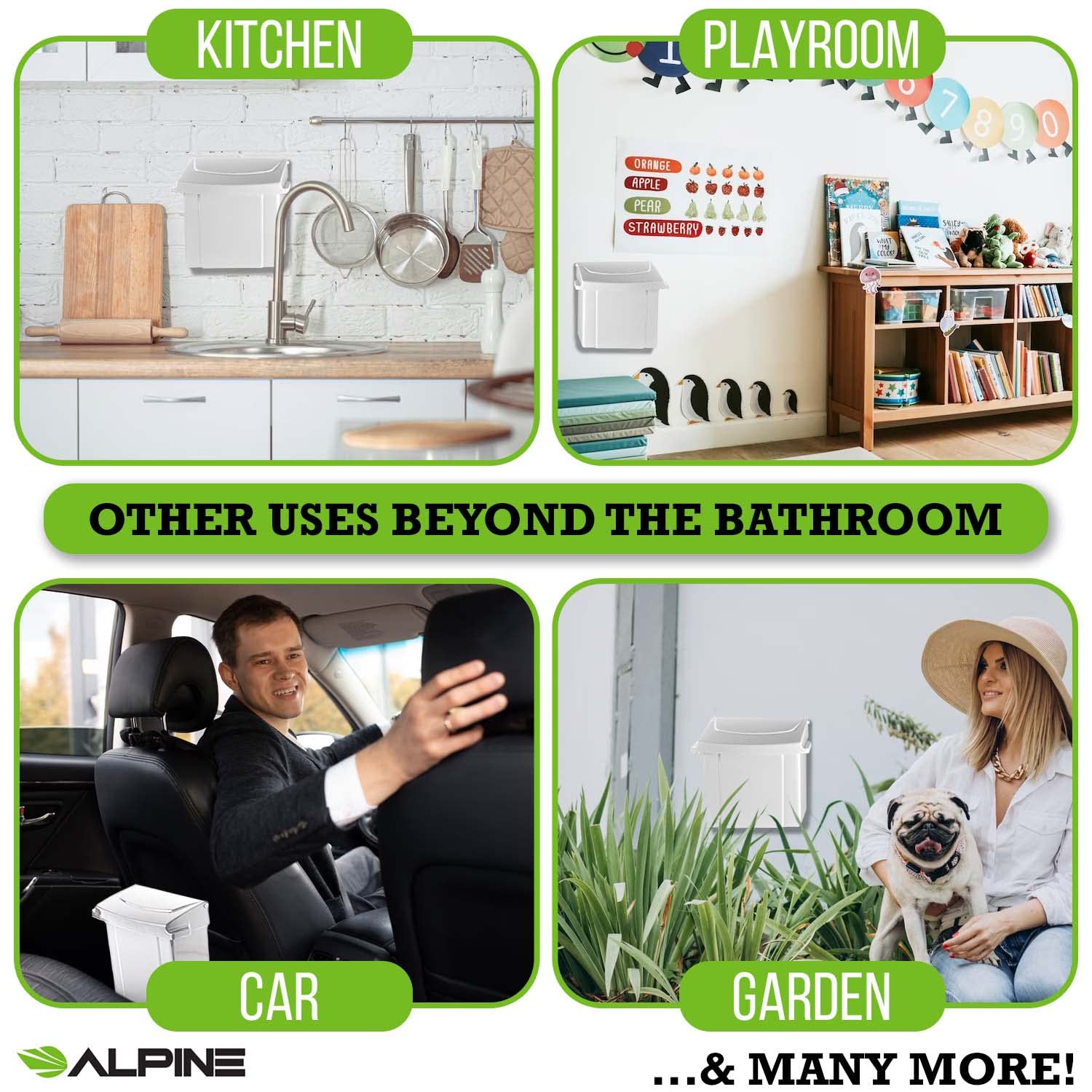 KITCHEN, PLAYROOM, OTHER USES BEYOND THE BATHROOM, CAR, GARDEN, ...& MANY MORE!, ALPINE