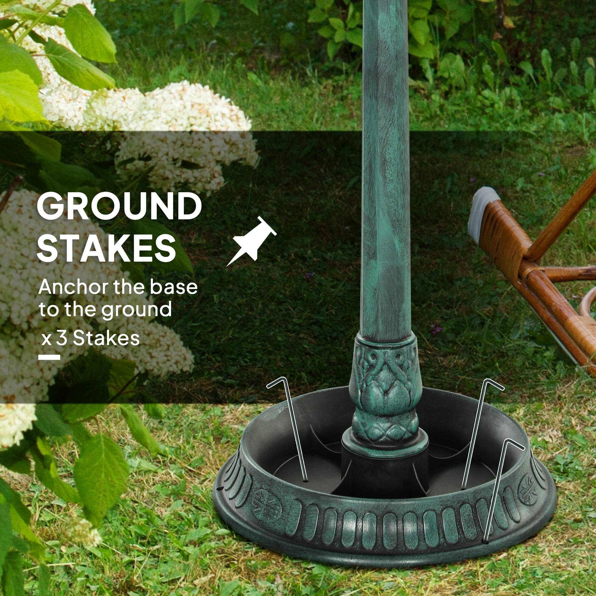GROUND STAKES  
Anchor the base to the ground x 3 Stakes