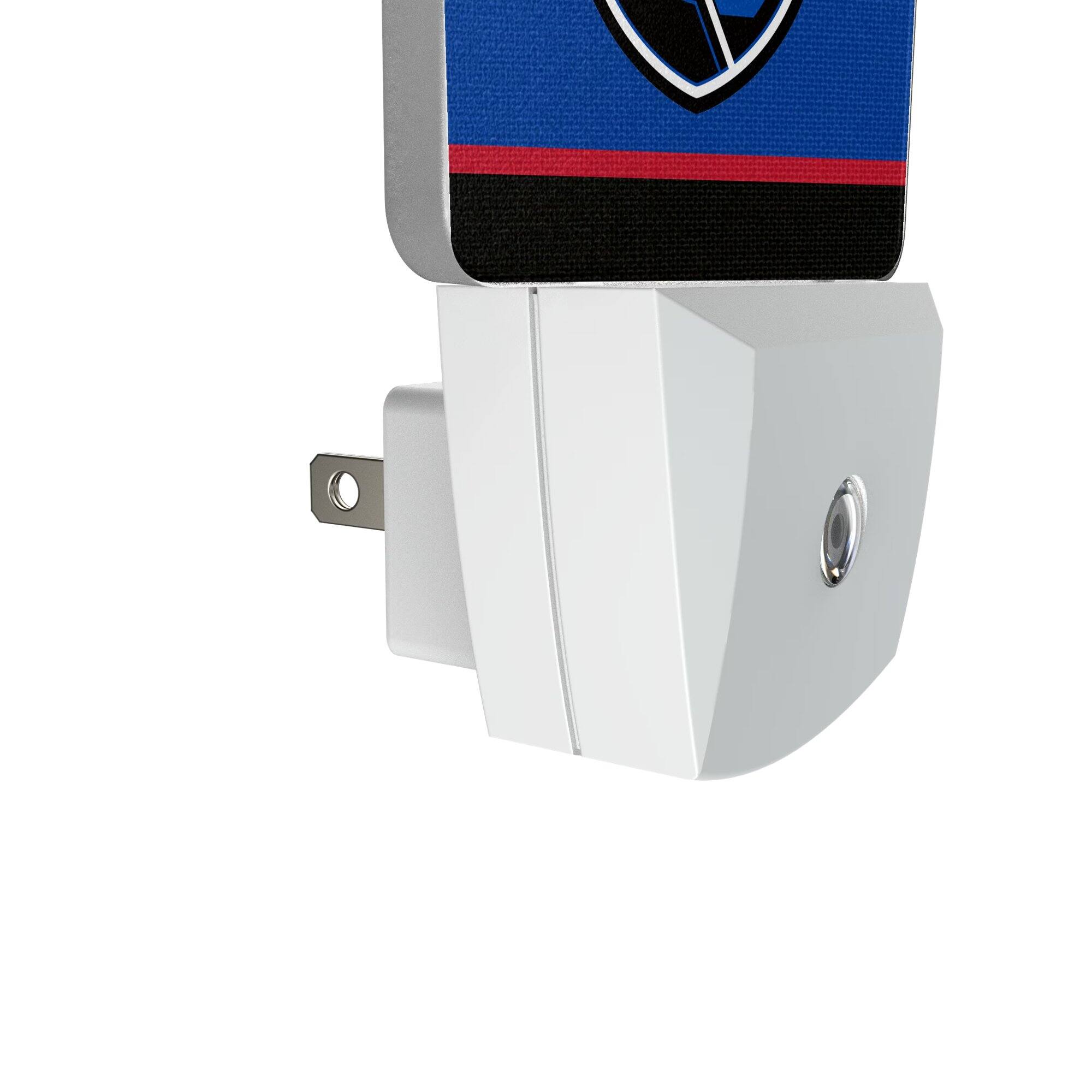 Alt View 2. Keyscaper - San Jose Earthquakes Team Stripe Nightlight 2-Pack - Multicolor.