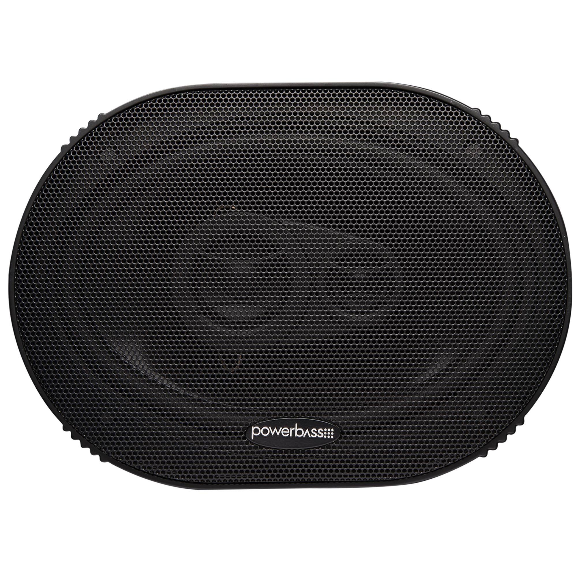 Alt View 1. Powerbass - PowerBass S-6903 - 6x9" 3-Way OEM Replacement Speakers - Pair - Black/Gray.