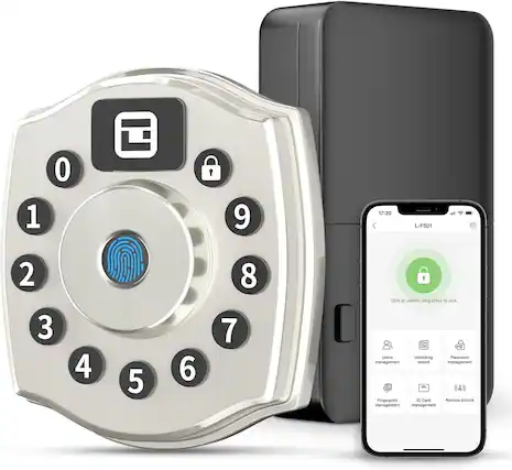 1 O 9 17:30 L-F501 E 2 3 4 5 6 8 7
Click to unlock, long press to lock
Users management
Unlocking record
Password management
Fingerprint management
IC Card management
Remote Unlock management