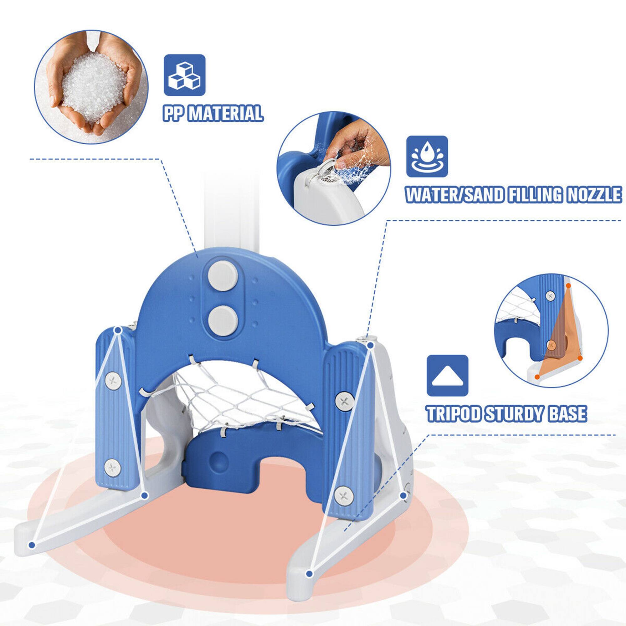 PP MATERIAL, WATER/SAND FILLING NOZZLE, TRIPOD STURDY BASE