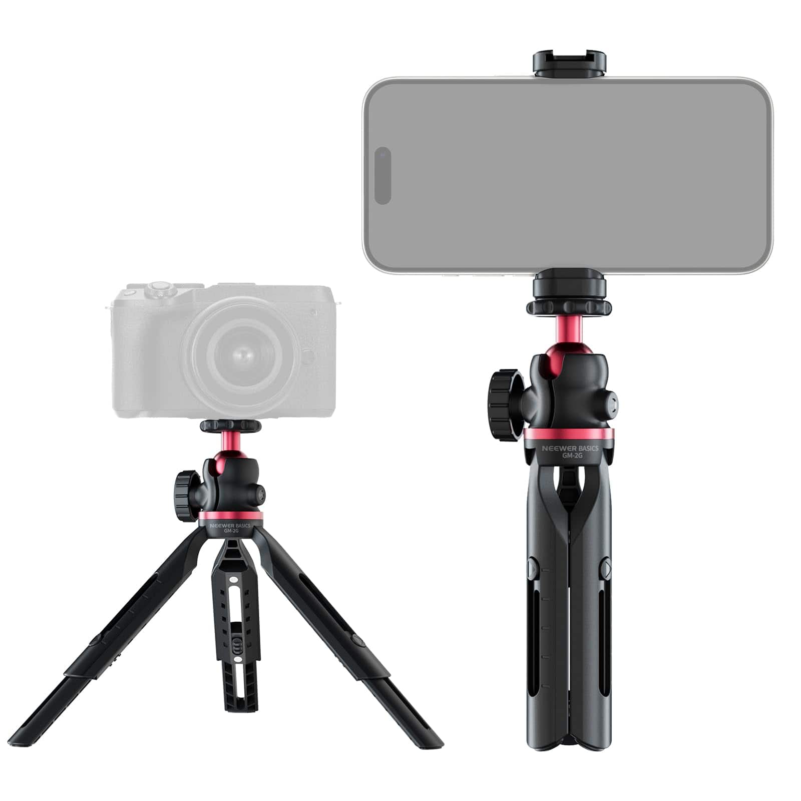 Neewer - Entry-Level Mini Tripod for Camera & Phone - 360° Desk Stand for DSLR, Webcam & Video