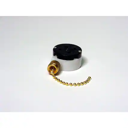 Front. Gardner Bender - Gardner Bender Brass Pull Chain Switch - Brass.