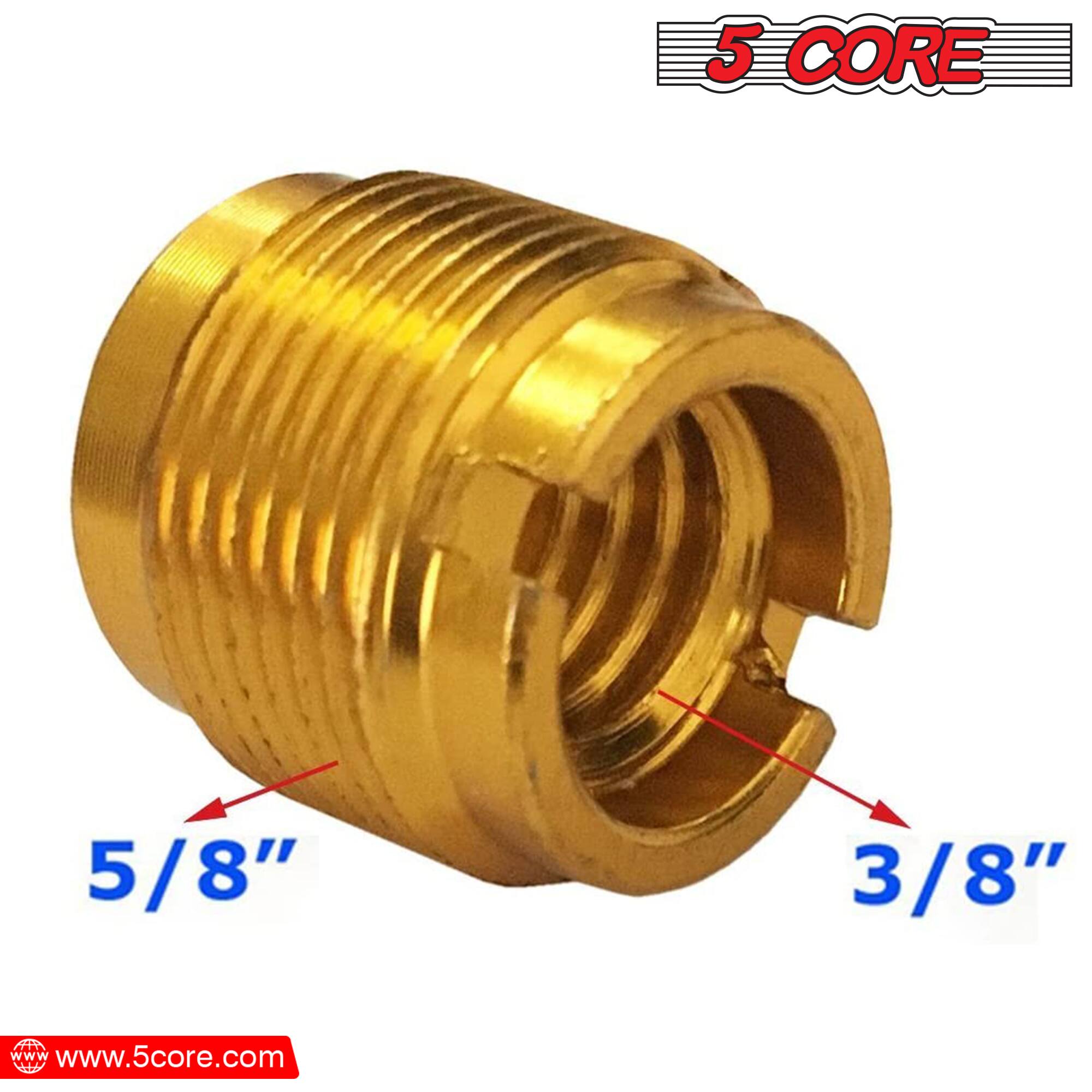 The text on the image is:

- "5 CORE"
- "5/8" and "3/8" (indicating sizes)
- "www.5core.com"

Corrected and grouped text:

- "5 CORE"
- "5/8" and "3/8" (indicating sizes)
- "www.5core.com"