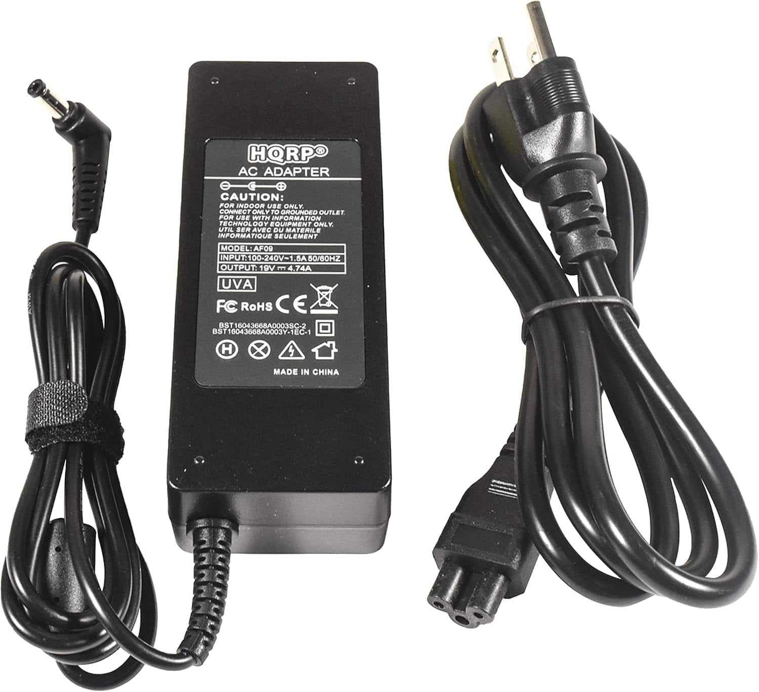 HQRP - AC Adapter for Westinghouse LD-2655VX LD-2657DF LD-2680 LD-2685VX LD-3235 LD-3237 LD-3255VX LD-3257DF LED HDTV TV
