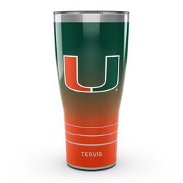 Tervis - Miami Hurricanes 30oz. Ombre Stainless Steel Tumbler - Multicolor