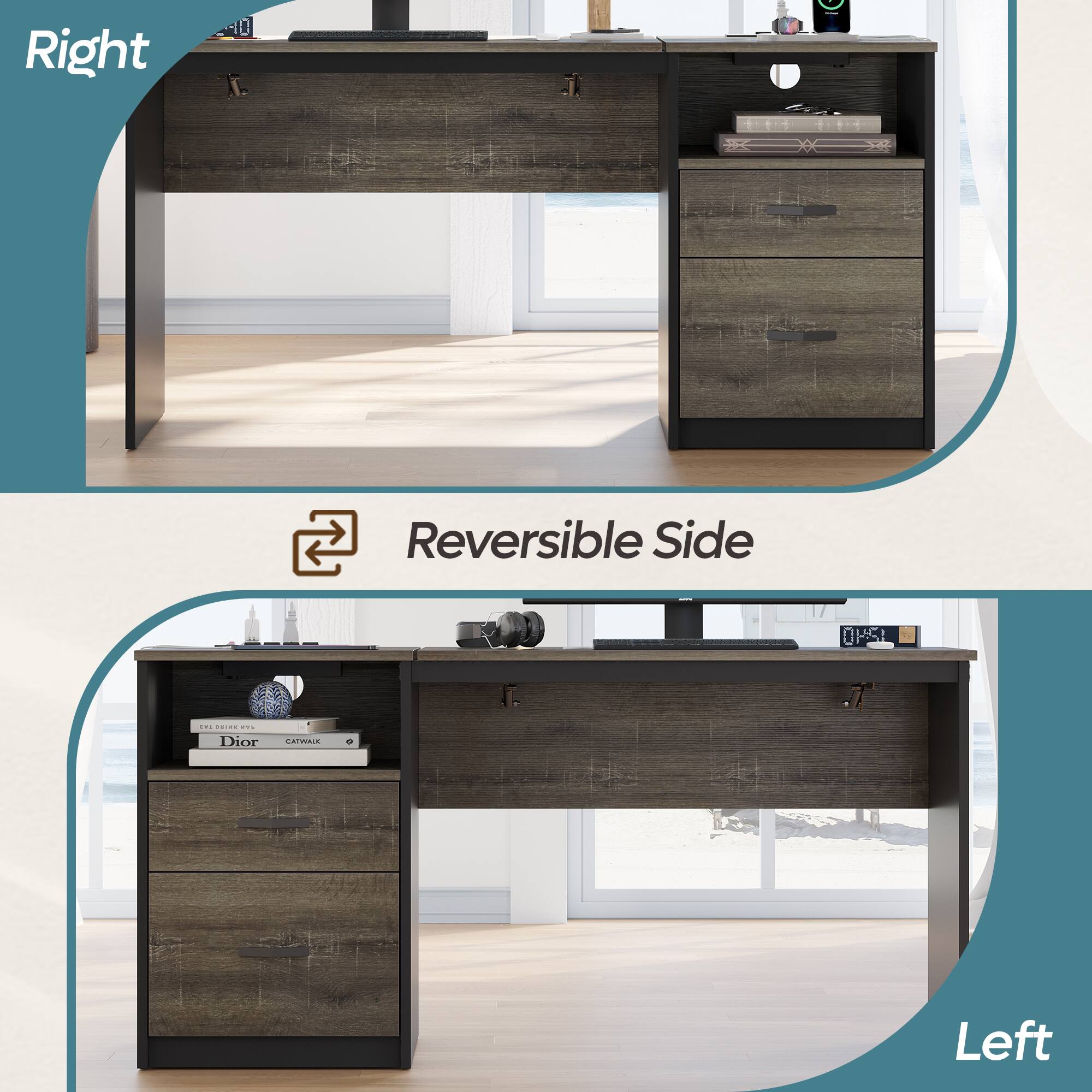 Right: 10 Reversible Side 12:40 - 1:40
Left: 10 Reversible Side 12:40 - 1:40