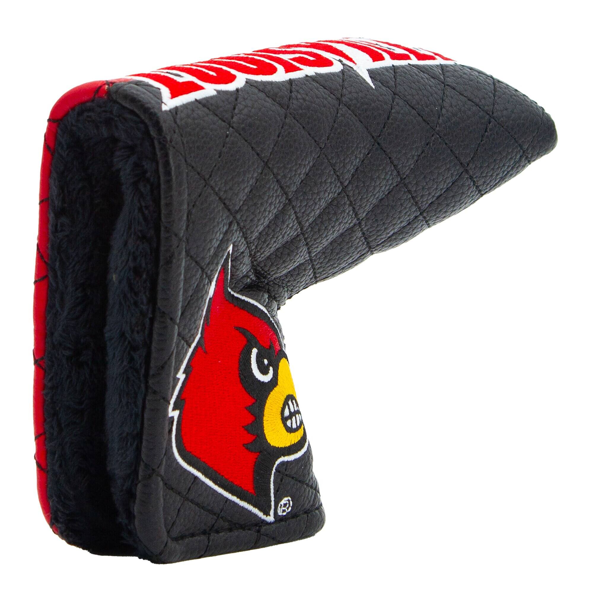 Alt View 3. Team Golf - Louisville Cardinals Quilted Blade Putter Cover - Multicolor.