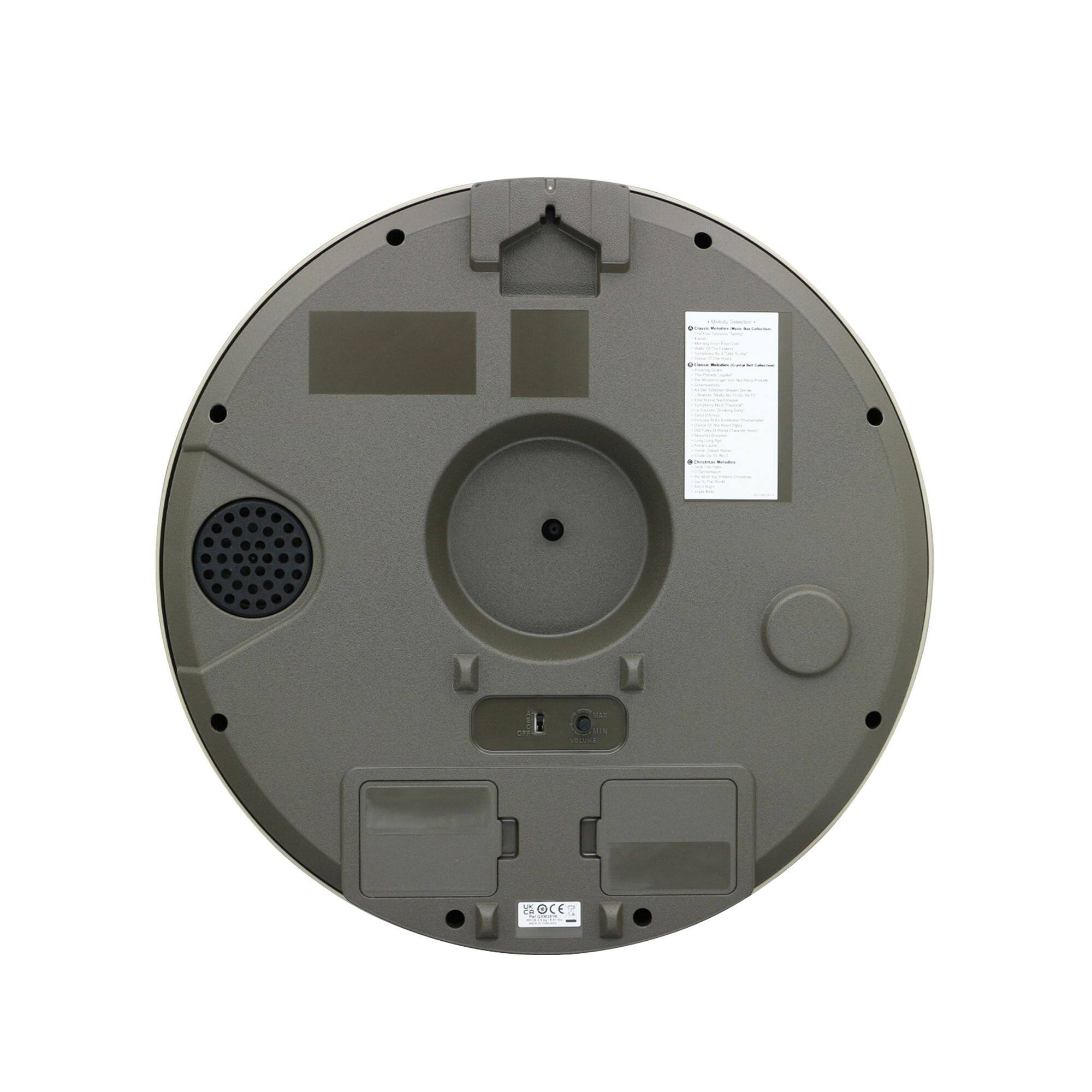 Back. Seiko - Seiko Cherry Blossom Melodies in Motion Clock - Brown - Brown.