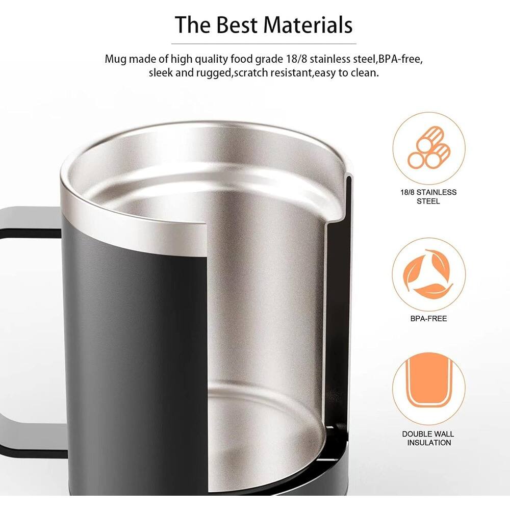The Best Materials

Mug made of high quality food grade 18/8 stainless steel, BPA-free, sleek and rugged, scratch resistant, easy to clean.

18/8 STAINLESS STEEL  
BPA-FREE  
DOUBLE WALL INSULATION