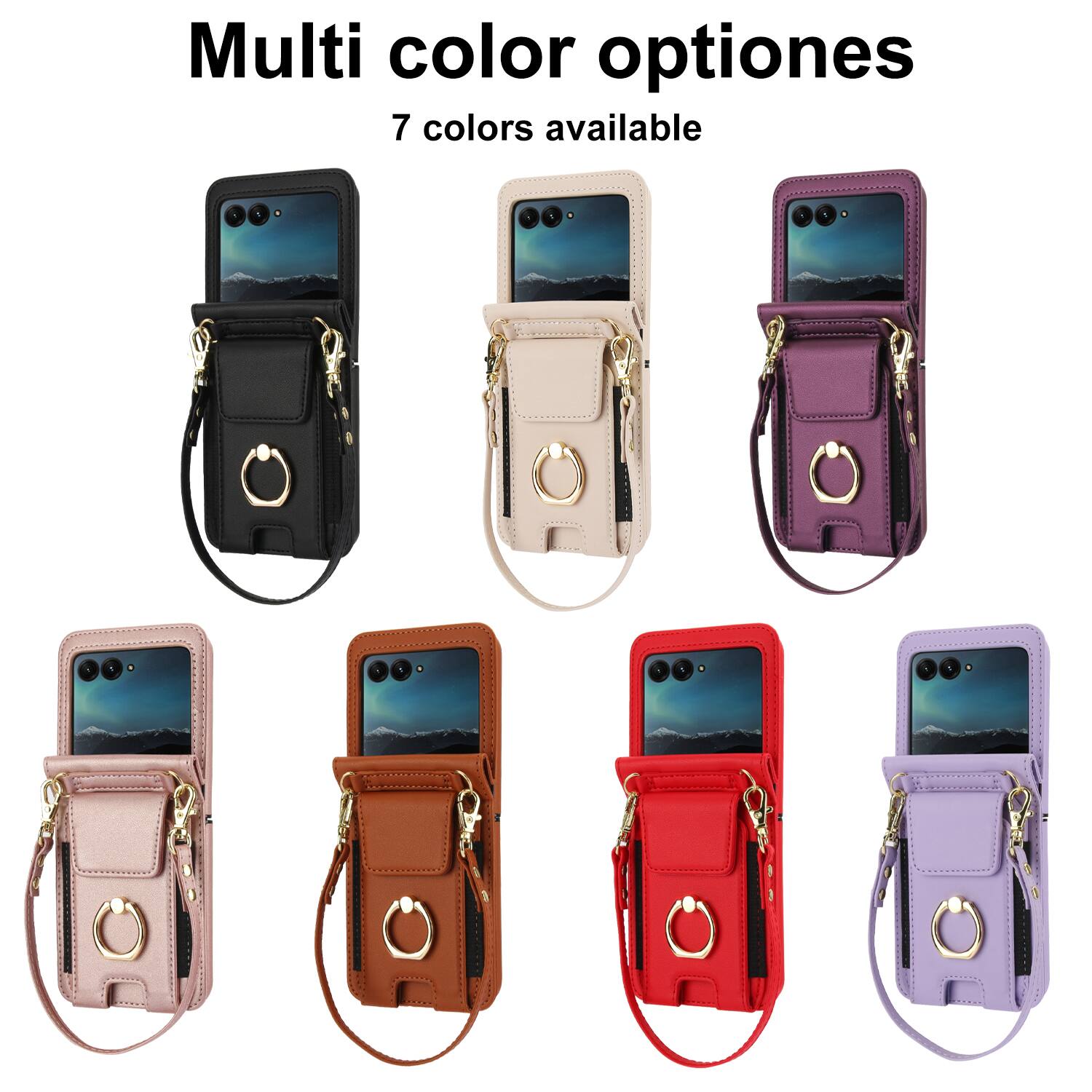 Multi color options  
7 colors available