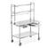Front. Winado - 48"L x 24"W Stainless Steel Prep Table Work Table with Drawers, Overshelves, Undershelf, Detachable Hooks for Restaurant - Silver.