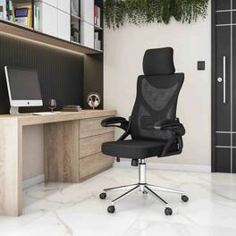 Techni Mobili - Premium Ergonomic Office Chair With Headrest And Lumbar - Black