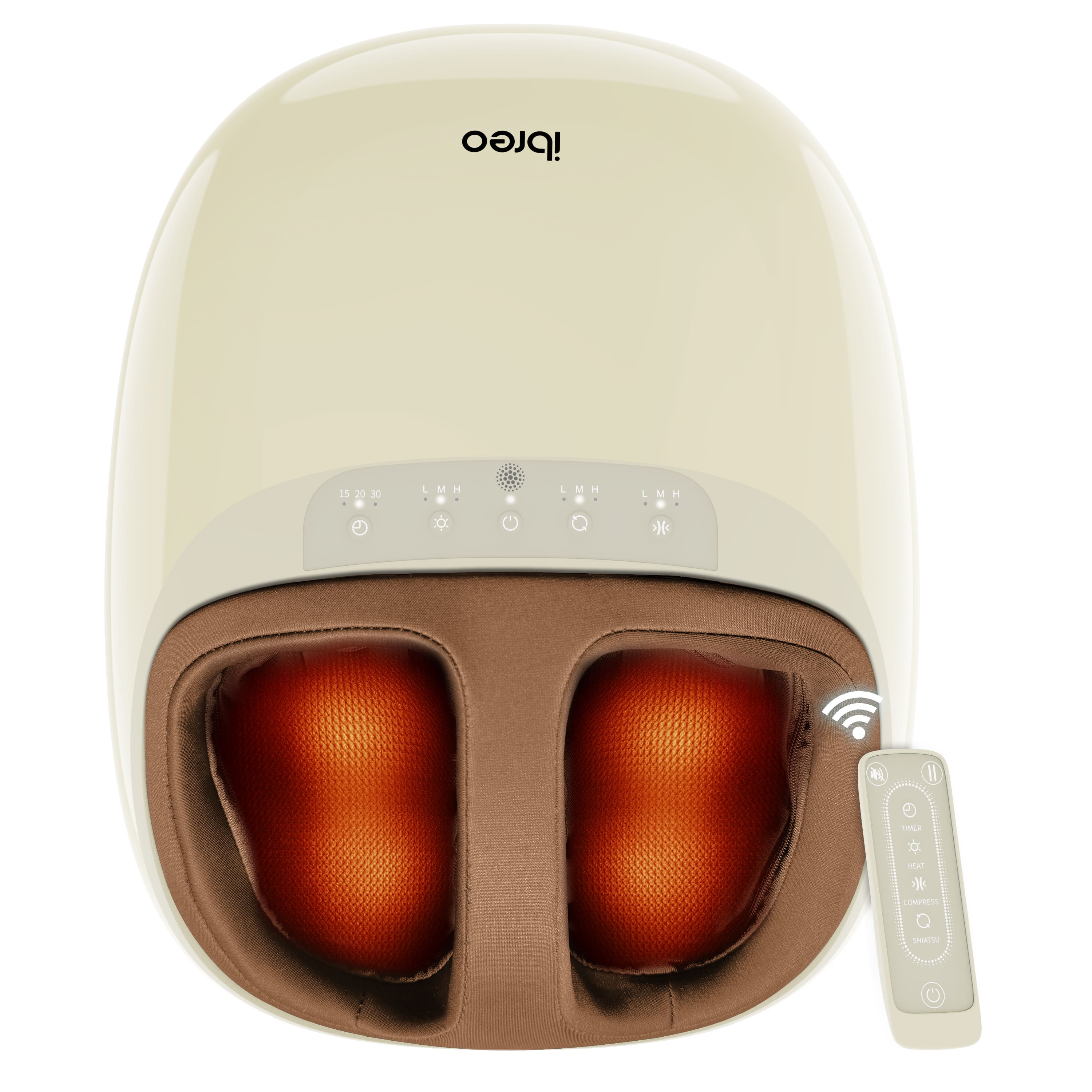 iBreo - Foot Massager Foot 3 mini - Ivory Beige