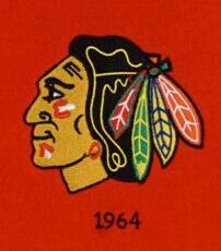 Alt View 6. Winning Streak Sports - Chicago Blackhawks NHL LARGE 22x14 Wall Hanging Logo Banner featuring logos from 1926, 1937, 1960 & 1964 - Multi.