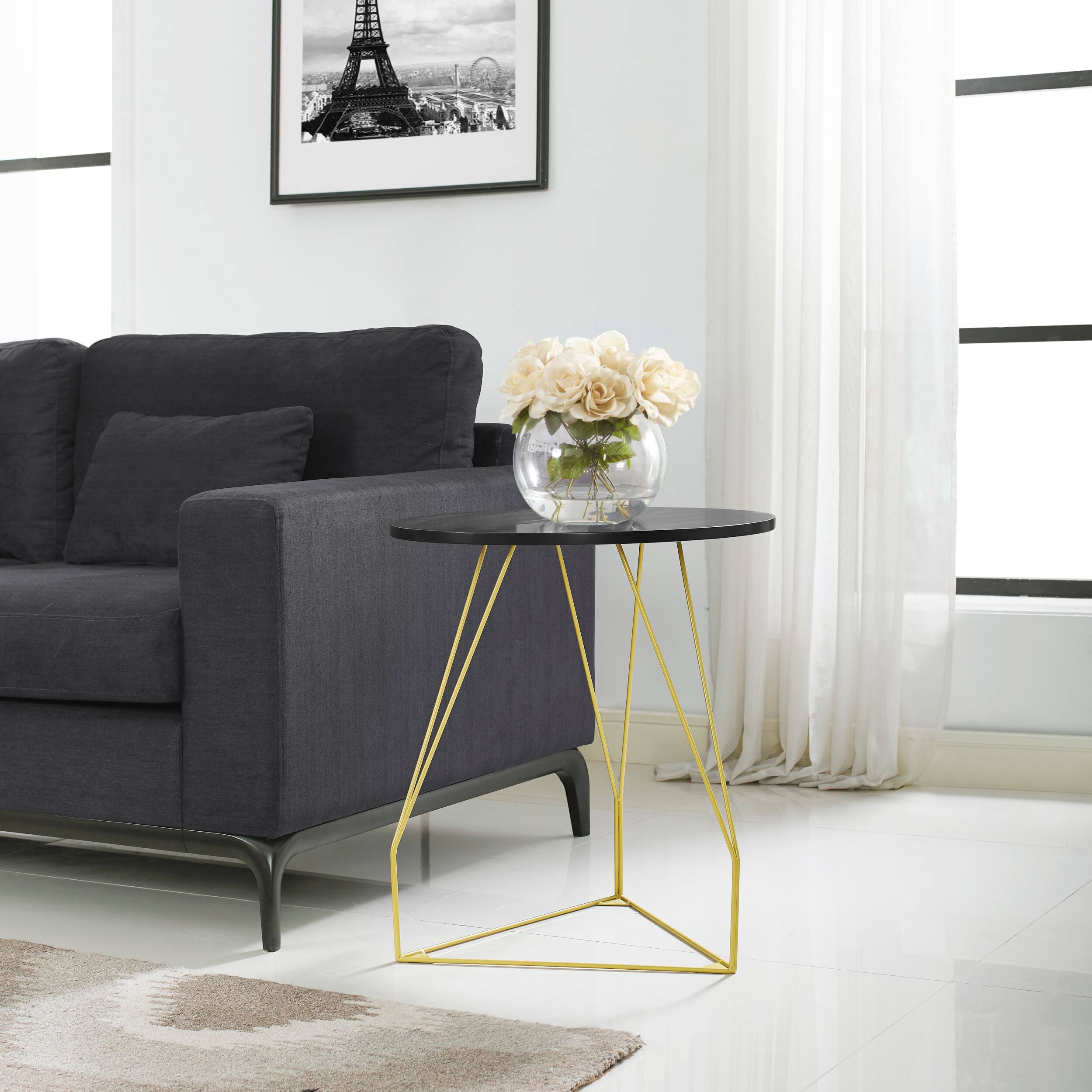 Left. Tommy Hilfiger - Orlando Accent Table - Black.