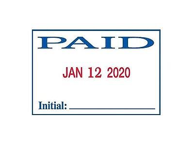 PAID  
JAN 12 2020  
Initial: