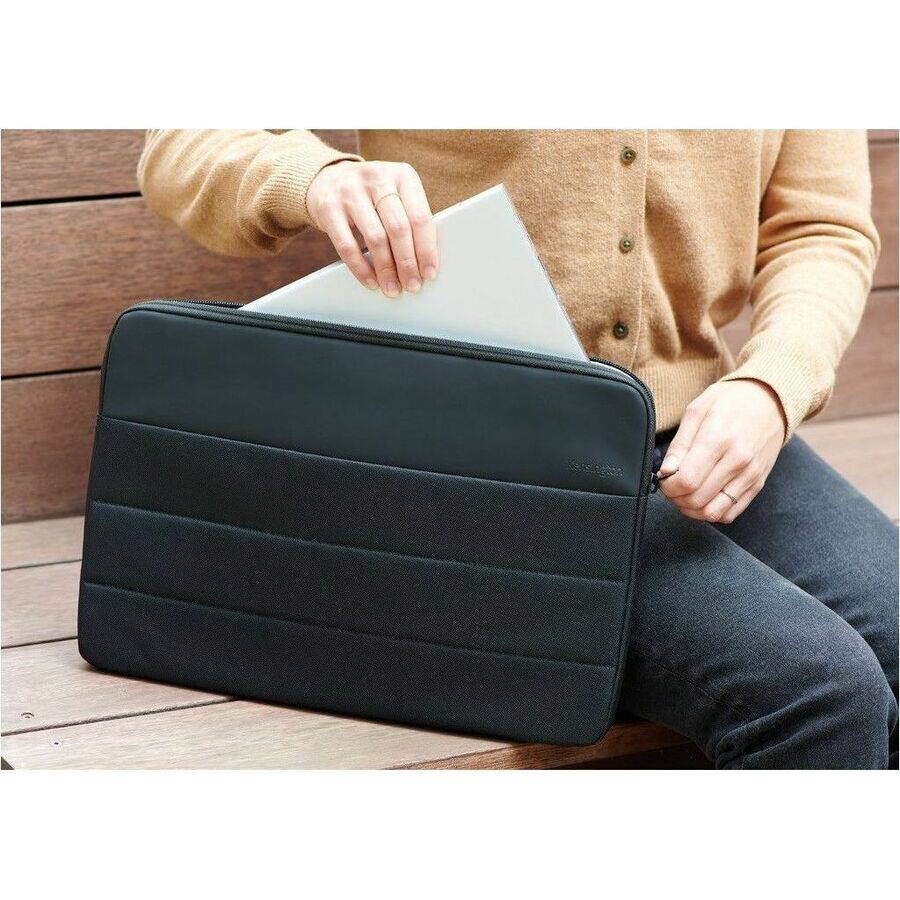 Alt View 8. Kensington - Kensington Carrying Case (Sleeve) for 14" Notebook - Black - Scratch Resistant, Bump Resistant, Drop Resistant - Black.