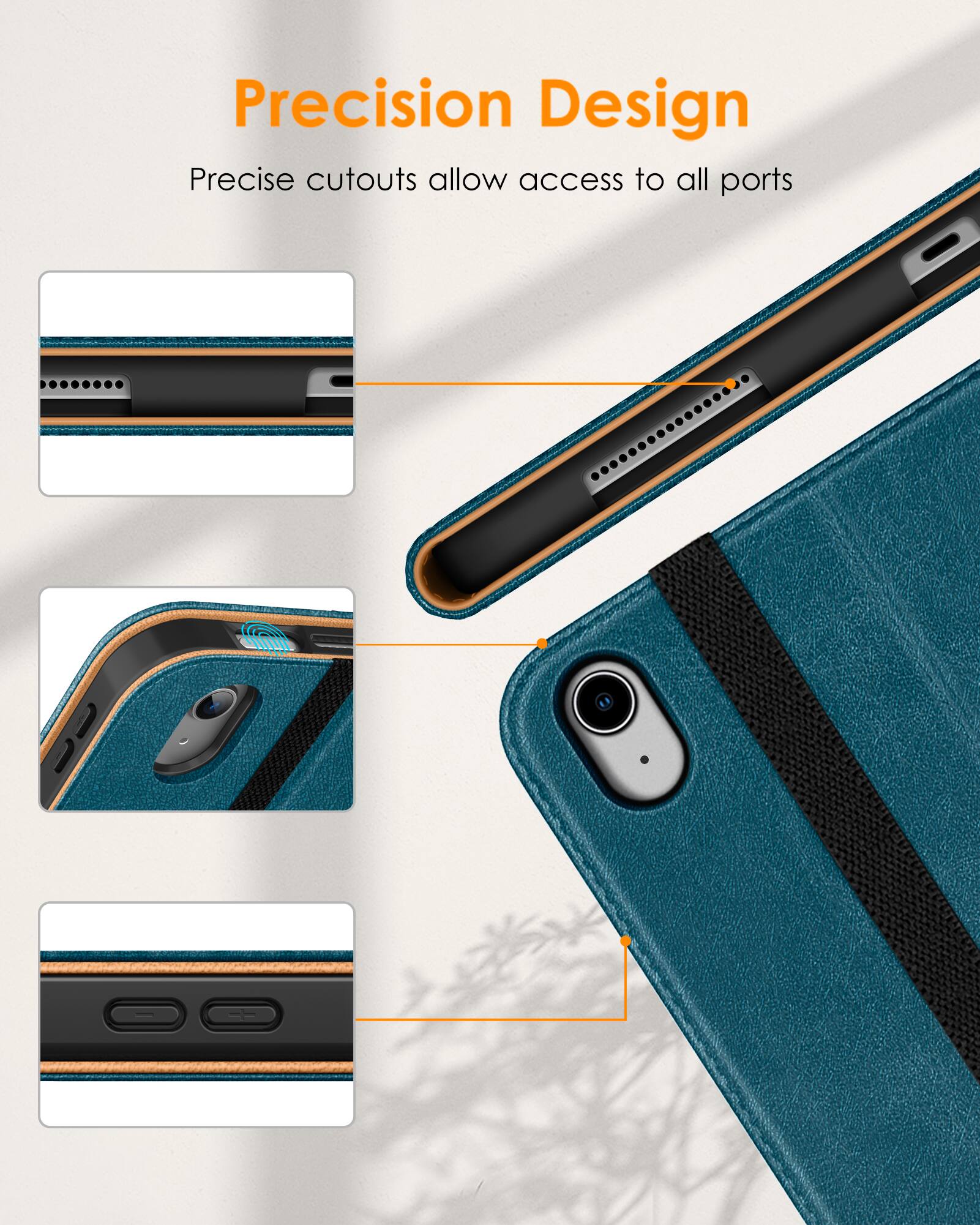 Precision Design  
Precise cutouts allow access to all ports