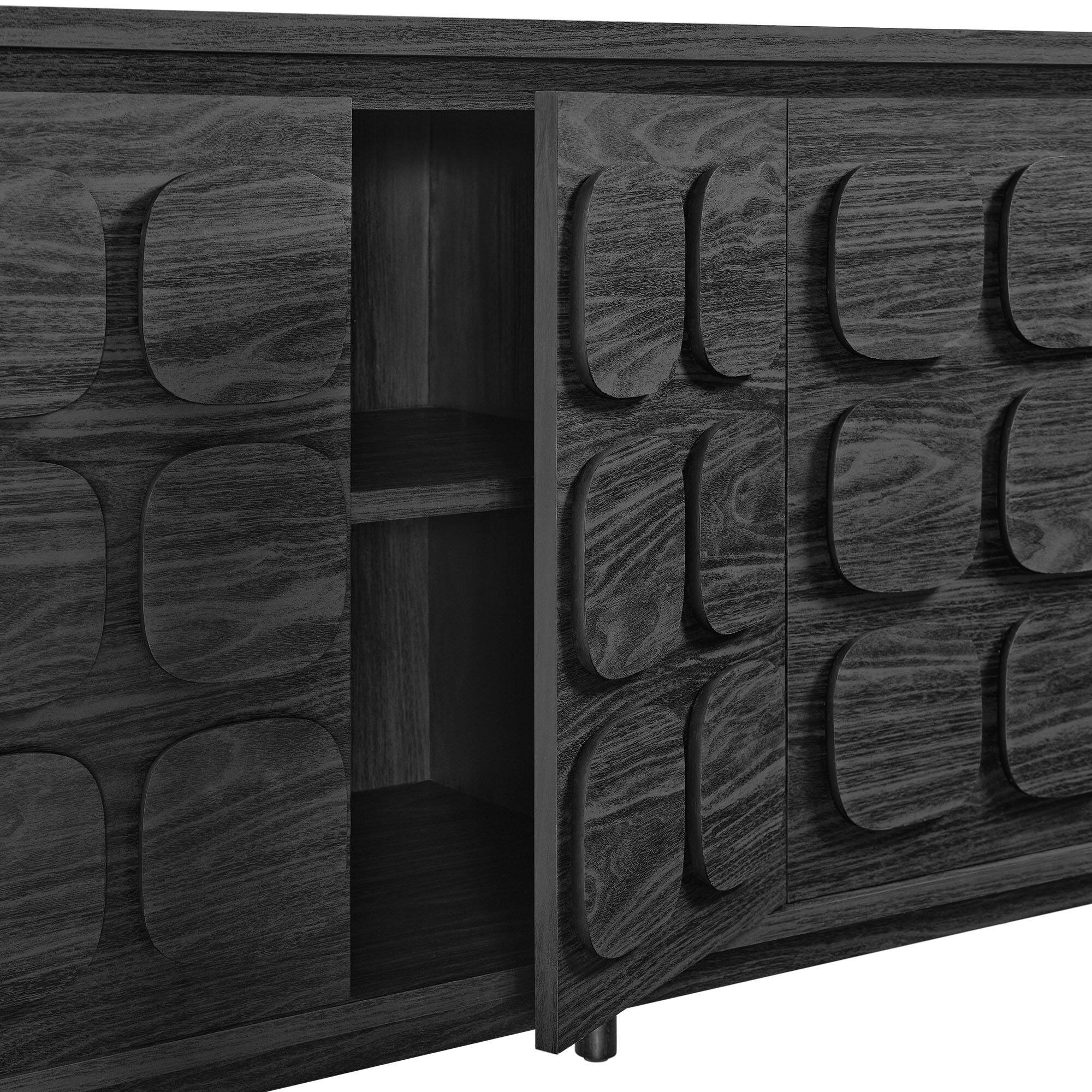 Alt View 6. Modway - Toscana 61" Sideboard by Modway - Black.