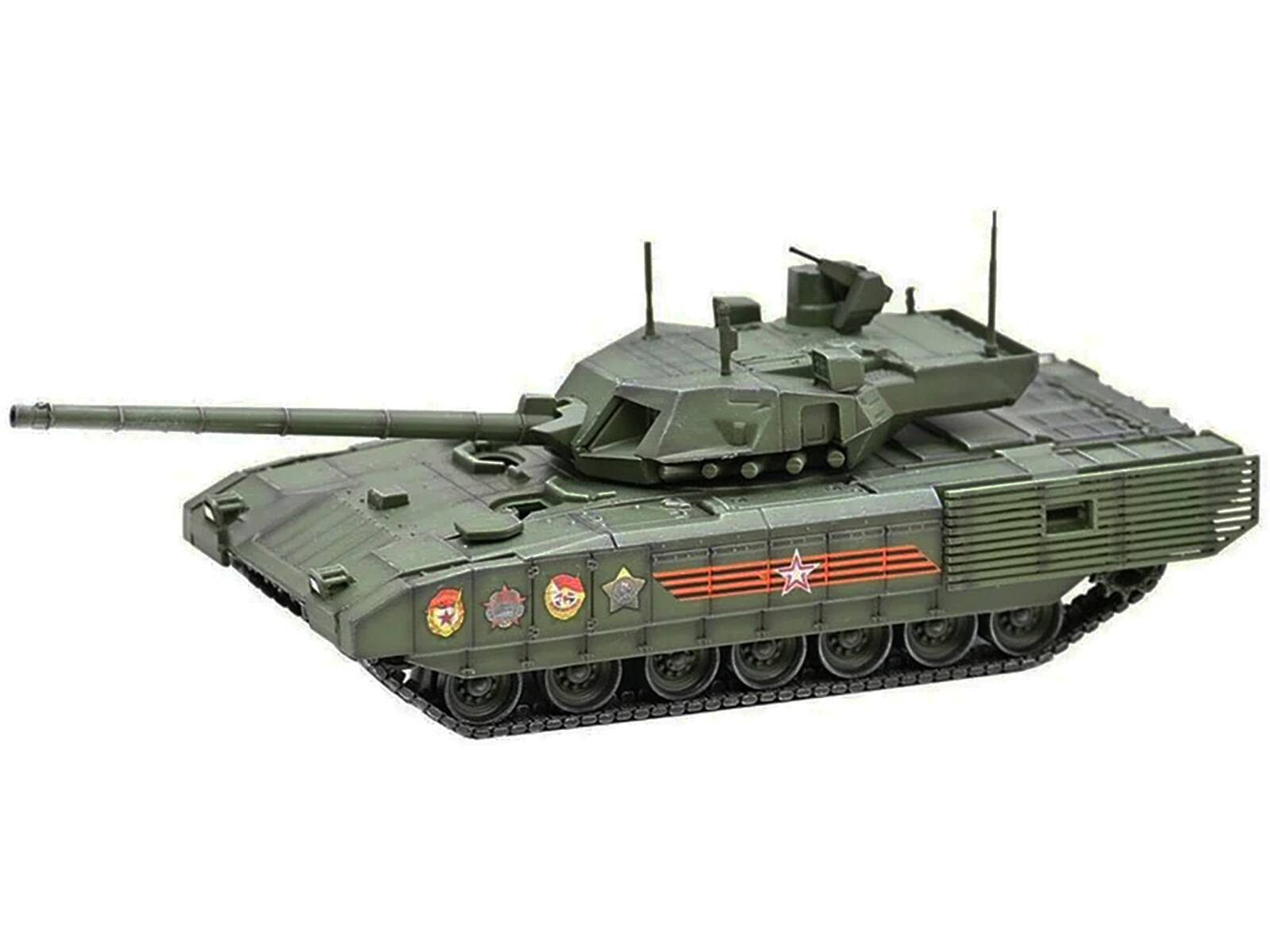 Alt View 2. Panzerkampf - Russian T14 Armata MBT (Main Battle Tank) Green Camouflage "Armor Premium" Series 1/72 Diecast Model by Panzerkampf.