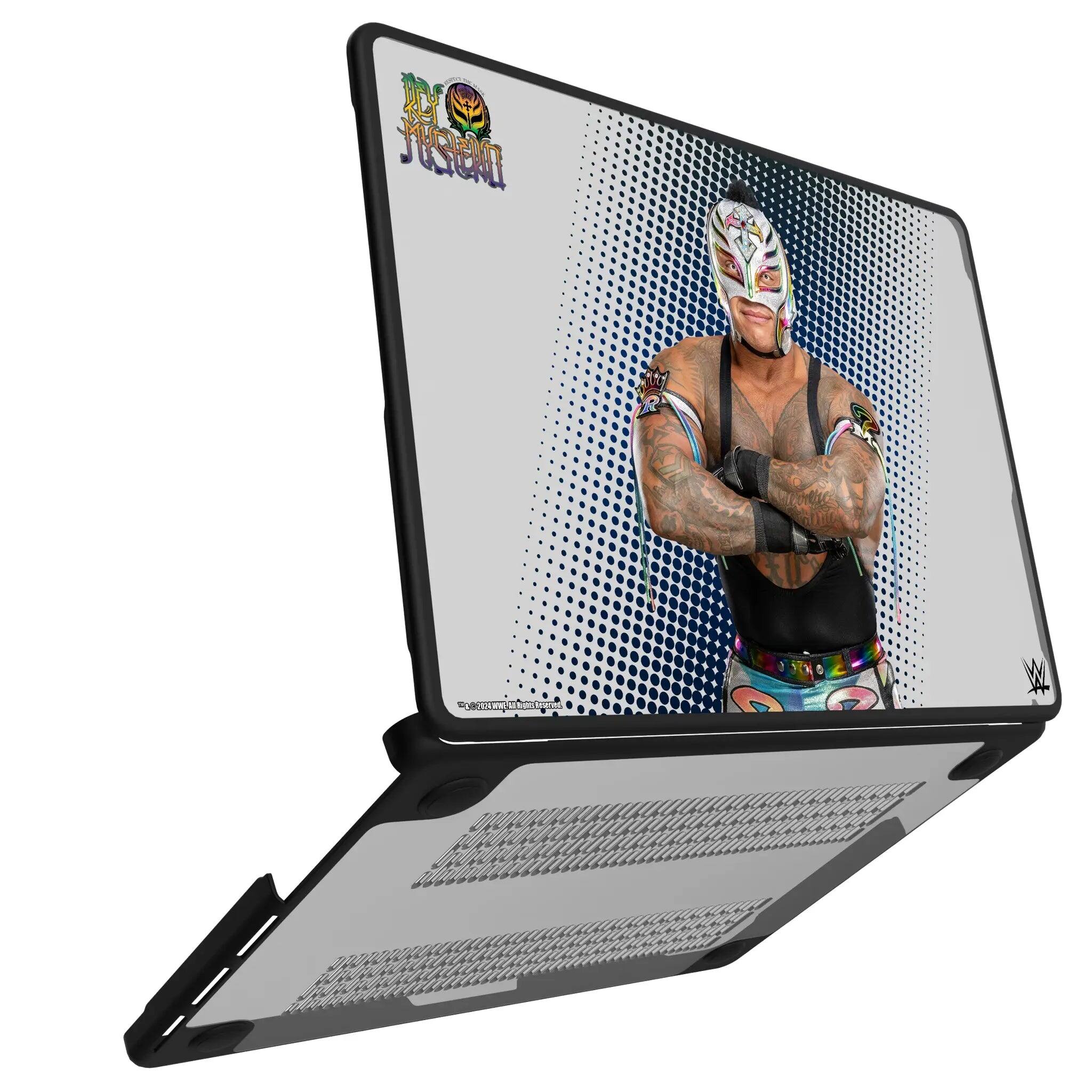 Angle. Keyscaper - WWE Superstar Laptop Case - Apple MacBook Air 13-inch (M2, 2022)/(M3, 2024) - Rey Mysterio.