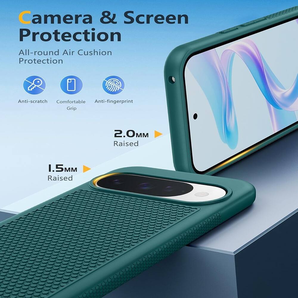 Camera & Screen Protection

All-round Air Cushion Protection

- Anti-scratch
- Comfortable Grip
- Anti-fingerprint

2.0MM Raised

1.5MM Raised