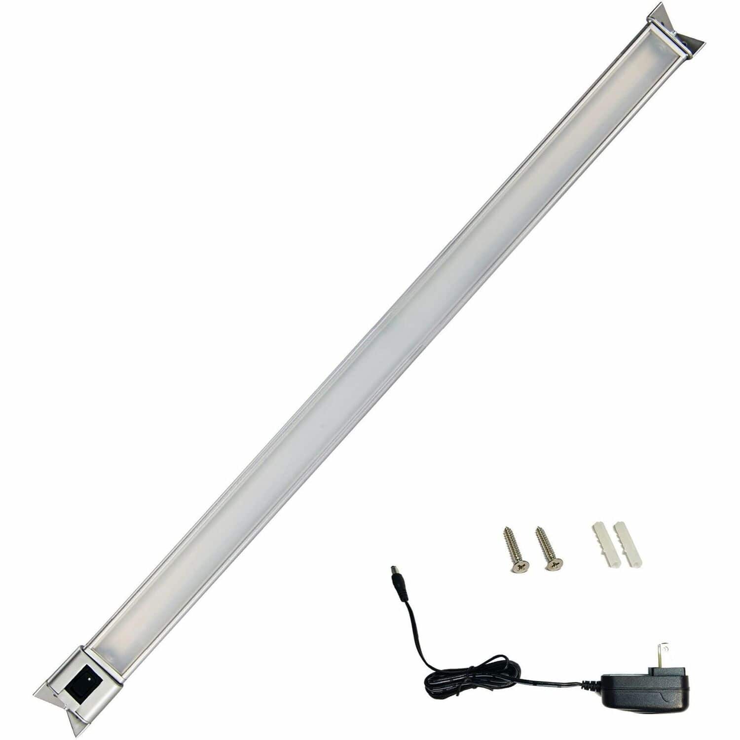 Lorell - Under Cabinet Task Light  7 W LED Bulb  Adjustable Angle