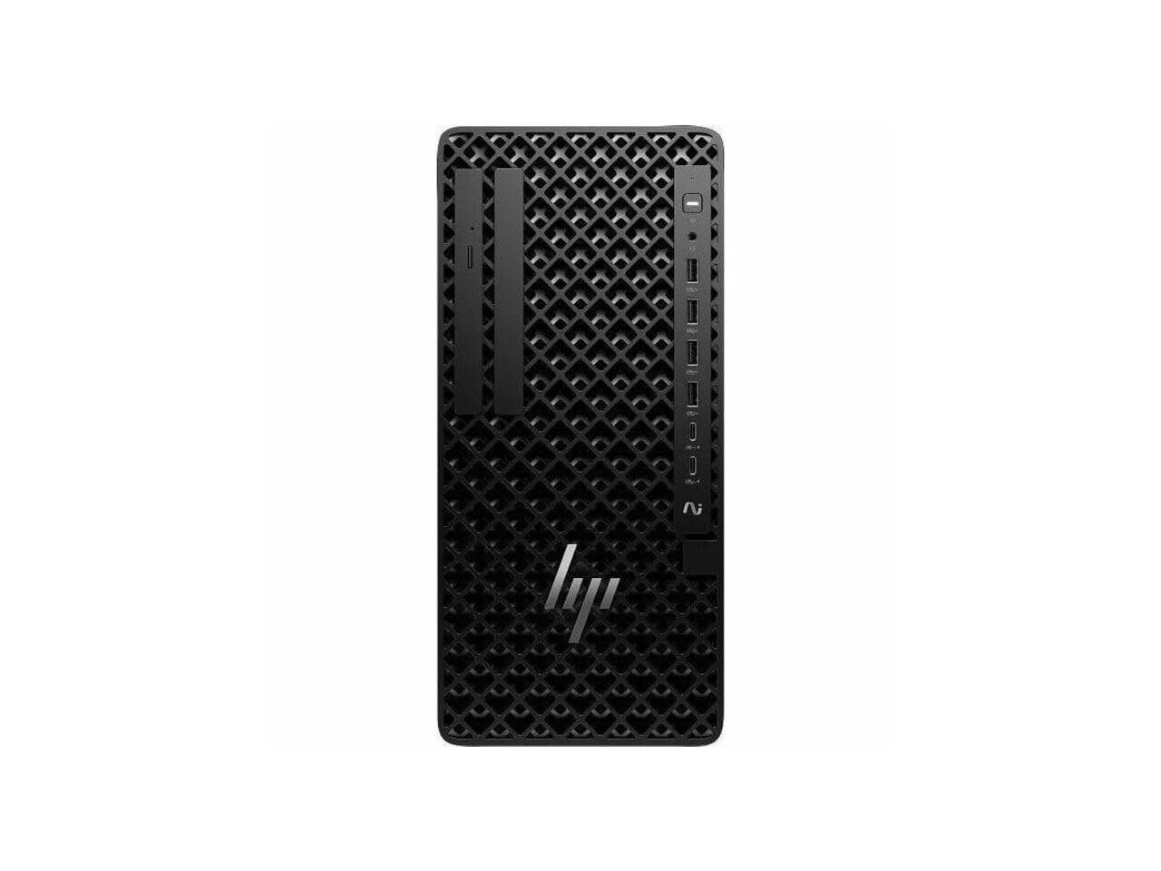 Alt View 6. HP - HP Z1 G1i Desktop Computer - Intel Core Ultra 5 235 - 32 GB - 1 TB SSD - Tower - Black - Intel Q870 Chip - Windows 11 - Black.