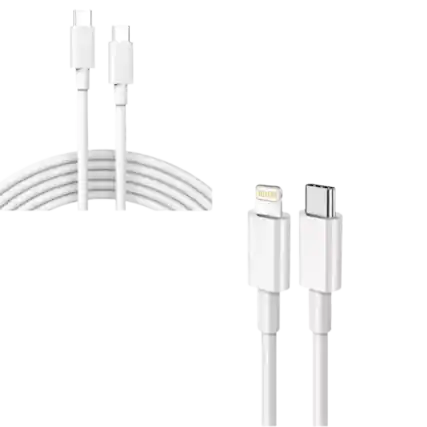 Front. Home Collection - USB-C Fast Charger For iPhone 17 16 15 14 13 12 11 Pro Max Type C Cable.