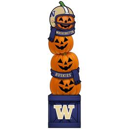 Fan Creations - Washington Huskies 31" Stacked Pumpkin Leaner - Multicolor