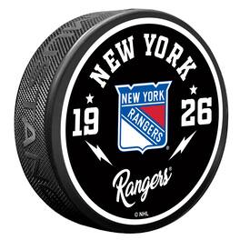 Mustang Drinkware - New York Rangers Bolt Hockey Puck - Multicolor