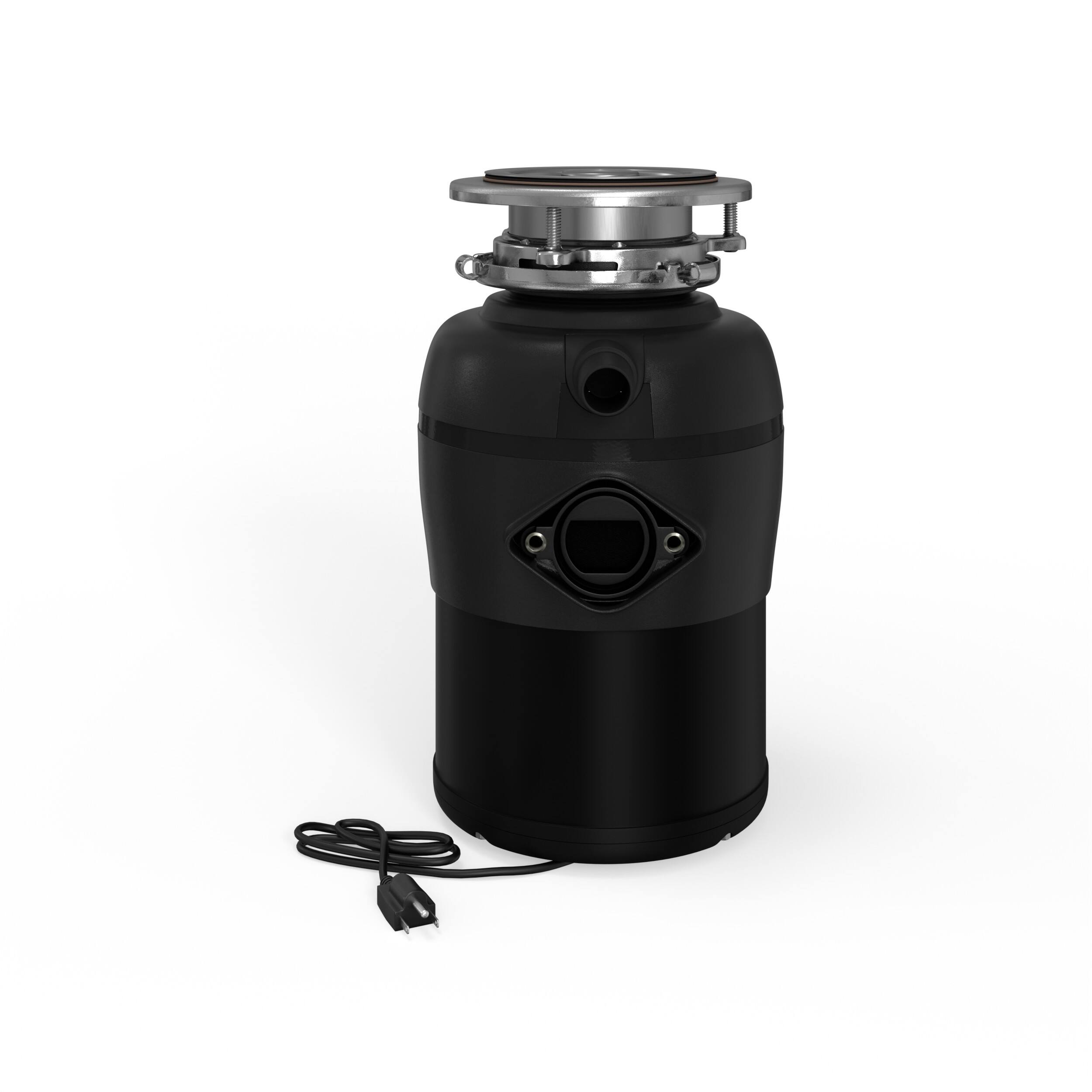 Alt View 7. Equator - Equator Garbage Disposal 3/4HP ULTRA QUIET 65 dB 2 Stage Grinding 1700 rpm 110V - GD 075 - Black.