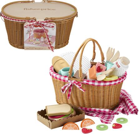 fisher-price
Wooden Picnic Basket Set
31 pieces
FSC