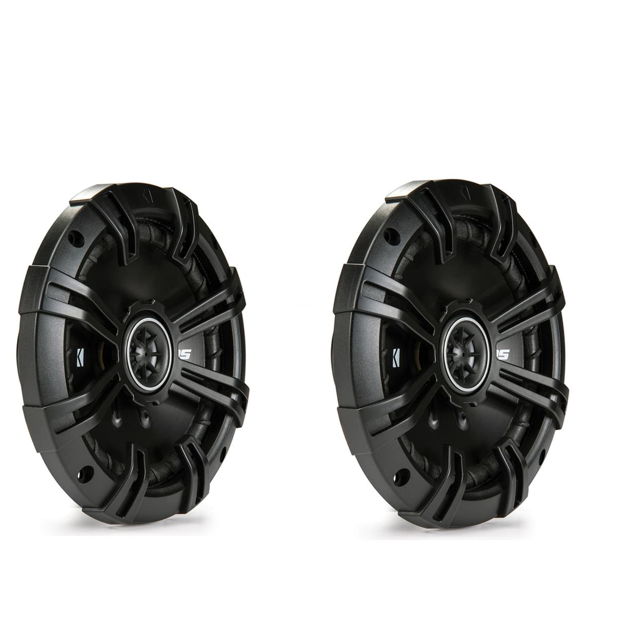 Front. KICKER - Kicker DSC650 DS Series 6.5" 4-Ohm Coaxial Speakers - Pair - Black.