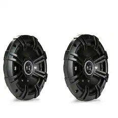 Front. KICKER - Kicker DSC650 DS Series 6.5" 4-Ohm Coaxial Speakers - Pair - Black.