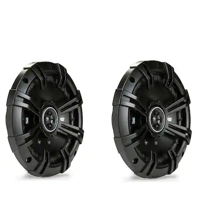 Front. KICKER - Kicker DSC650 DS Series 6.5" 4-Ohm Coaxial Speakers - Pair - Black.