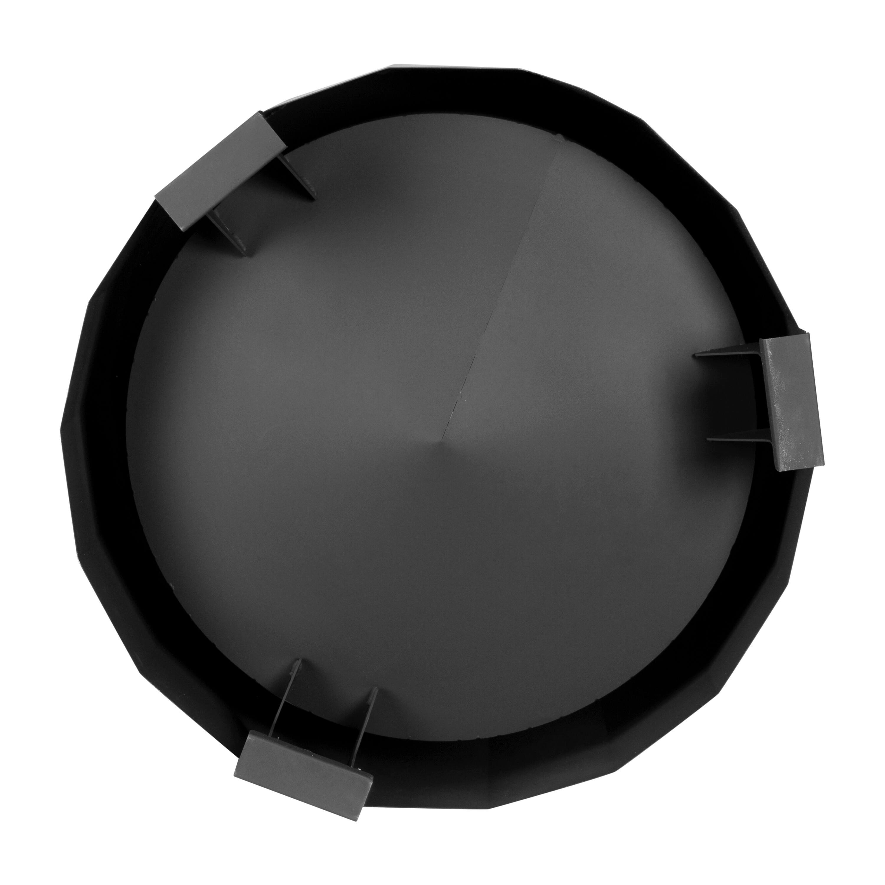 Alt View 9. Emma + Oliver - Hestia Steel Portable Smokeless Wood Burning Firepit with Waterproof Cover for Outdoor Use - Black.