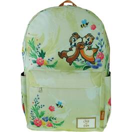 UPD - Disney Chip 'N Dale Backpack 17" with Laptop Compartment for School, Travel, and Work Black - Multicolored